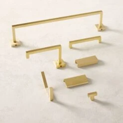 Cody Brushed Brass Towel Bar 18" -Cb2 CodyBrushedBrassCllctnAVFHF21