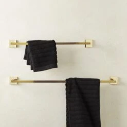 Cody Polished Brass Towel Bars