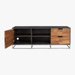 Congo Wood Media Console 56'' 16 Congo Wood Media Console 56'' -Cb2 CongoMediaCredenzaAV3S16