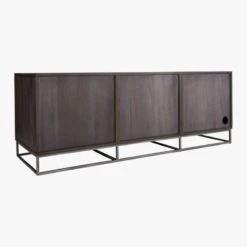 Congo Wood Media Console 56'' 18 Congo Wood Media Console 56'' -Cb2 CongoMediaCredenzaAV4S16