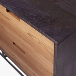 Congo Wood Media Console 65'' -Cb2 CongoMediaCredenzaLargeAVS17