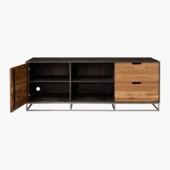 Congo Wood Media Console 65'' -Cb2 CongoMediaCredenzaLargeSOAVS17