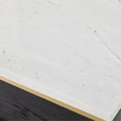 Connoisseur 2-Drawer Black Oak Wood Nightstand With Marble Top Model 8714 17 Connoisseur 2-Drawer Black Oak Wood Nightstand With Marble Top Model 8714 -Cb2 ConnoisseurNightstandAV2SSS21