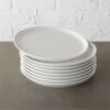 Contact White Salad Plate Set Of 8 1 Contact White Salad Plate Set Of 8 -Cb2 ContactSaladPlatesS8SSHF16