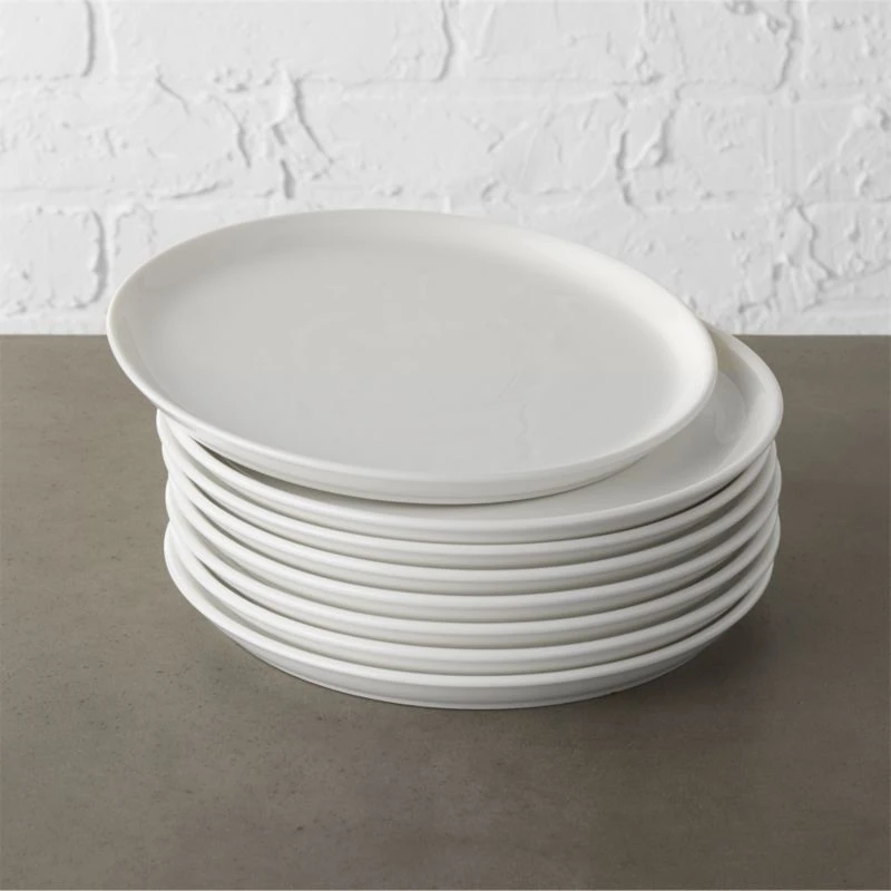 Contact White Salad Plate Set Of 8 3 Contact White Salad Plate Set Of 8