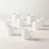 Contact White Mug Set Of 8 2 Contact White Mug Set Of 8 -Cb2 ContactWhtMugS8SHS22