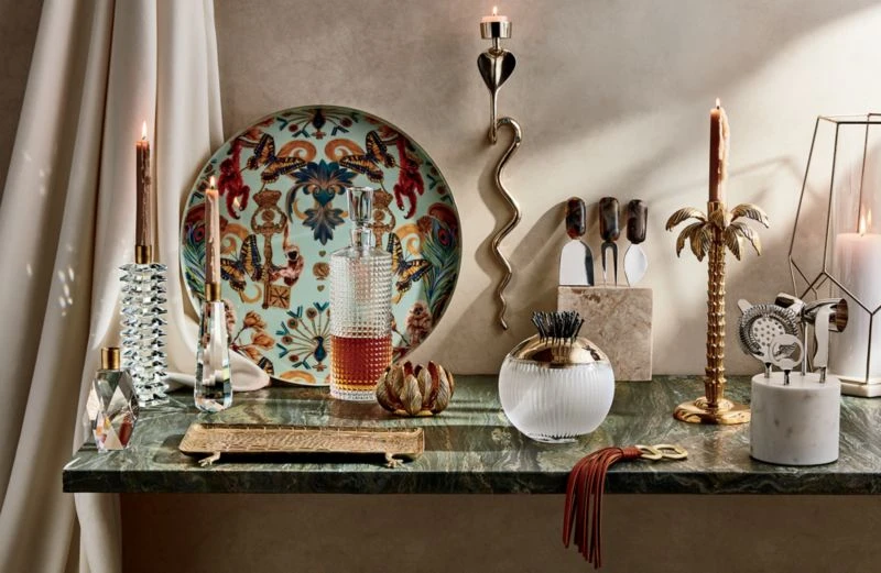 Stalk Gold Serving Platter 7 Stalk Gold Serving Platter - Image 5