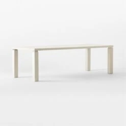 Croix 100" Bleached Ash Dining Table 9 Croix 100" Bleached Ash Dining Table -Cb2 CroixBlchdAshDngTbl100in3QSSF22