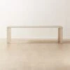 Croix 100" Bleached Ash Dining Table -Cb2 CroixBlchdAshDngTbl100inSHF22