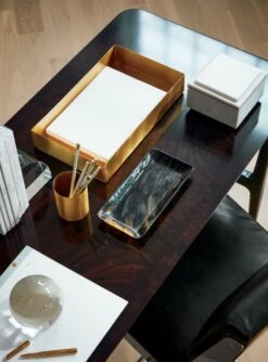 Solid Brass Studio Pencil Cup -Cb2 CrystalDomeMagnifierJL19