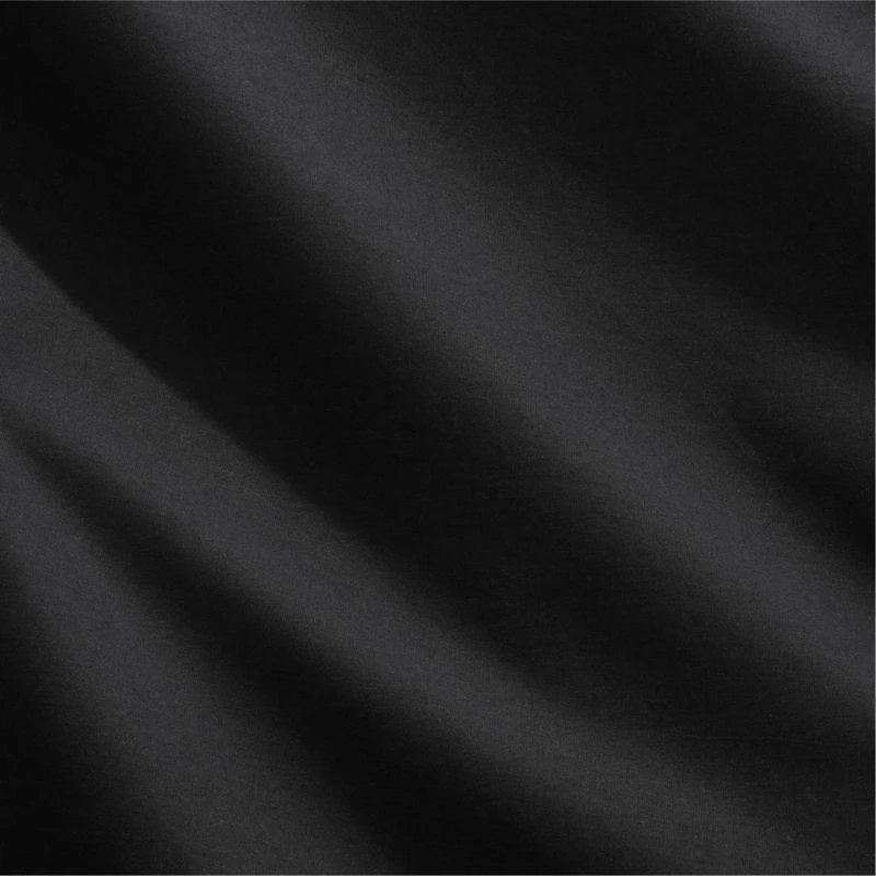 Organic Cotton Percale 400-Thread-Count Black Full/Queen Bedding Set 4 Organic Cotton Percale 400-Thread-Count Black Full/Queen Bedding Set - Image 2