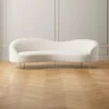Curvo Snow White Performance Sofa -Cb2 CurvoNomadSnowSofaSHF20 1x1