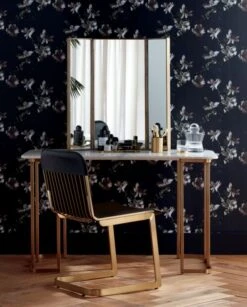 Solid Brass Studio Pencil Cup -Cb2 DahliaMarbleDeskRakeBrassJL19