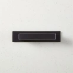 Damon Black Handle With Back Plate 3"