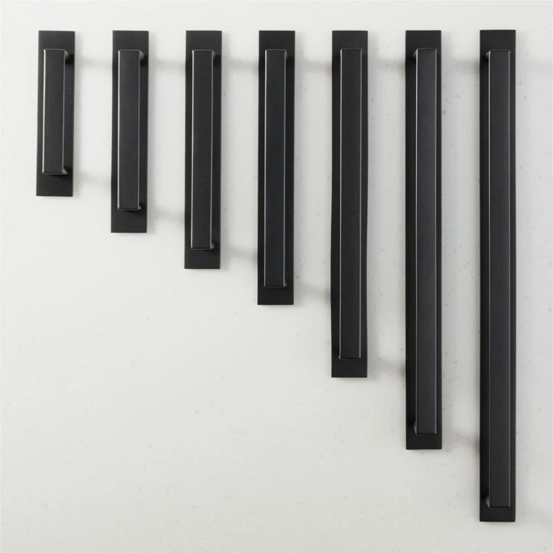 Damon Black Handle With Back Plate 3" 5 Damon Black Handle With Back Plate 3" - Image 3