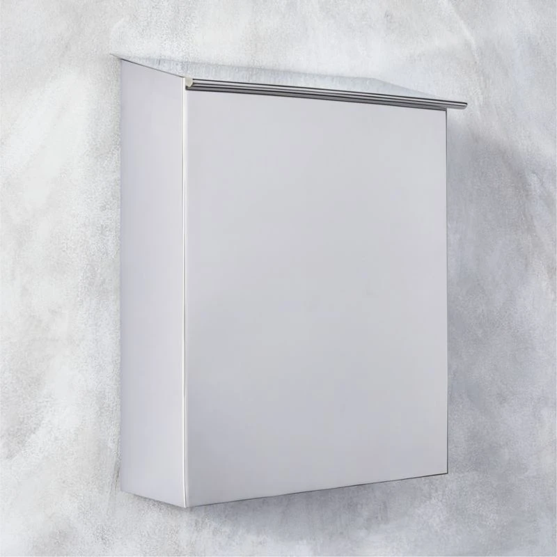 Damon Polished Stainless Vertical Mailbox 4 Damon Polished Stainless Vertical Mailbox - Image 2