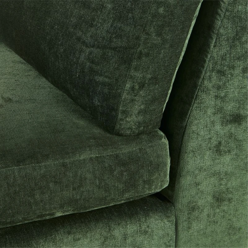 Decker Green Performance Velvet Armless Loveseat 8 Decker Green Performance Velvet Armless Loveseat - Image 6