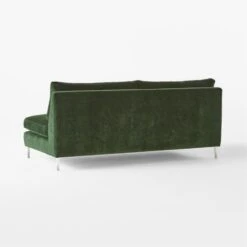 Decker Green Performance Velvet Armless Loveseat 12 Decker Green Performance Velvet Armless Loveseat -Cb2 DeckerGrnArmlessLoveseat3QBSSF23