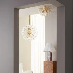 Lamina Polished Brass Flush Mount Light 9 Lamina Polished Brass Flush Mount Light -Cb2 DecoArtsLightingMarqueePCF22