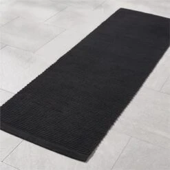 Diver Handwoven Black Indoor/Outdoor Performance Runner Rug 2.5'x8' -Cb2 DiverNrRHdwnPfIDODRn2p5x8SHS23