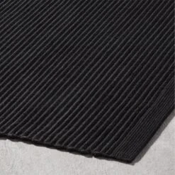 Diver Handwoven Black Indoor/Outdoor Performance Area Rug 5'x8' -Cb2 DiverNrRHdwnPfIDODRug8x10AVSHS23