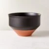 Dolce Large Black Serving Bowl -Cb2 DolceBlkLrgServingBowlSHF22