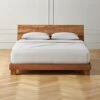 Dondra Teak Wood Queen Bed 1 Dondra Teak Wood Queen Bed -Cb2 DondraQueenBedSHS21 1x1