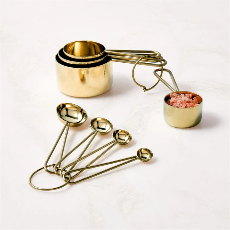 Dose Champagne Gold Measuring Spoons 4 Dose Champagne Gold Measuring Spoons - Image 2