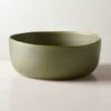 Drift Green Serving Bowl With Reactive Glaze 1 Drift Green Serving Bowl With Reactive Glaze -Cb2 DriftRctGrnServingBowlSHS22