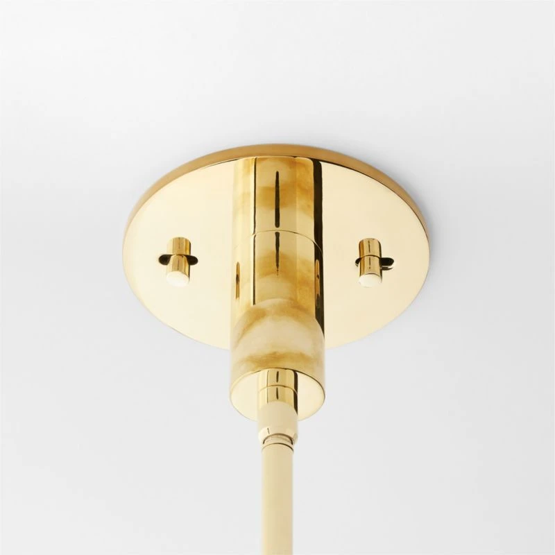 Dufrene Polished Brass Pendant Light 7 Dufrene Polished Brass Pendant Light - Image 5
