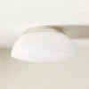 Dufrene Polished Nickel Flush Mount Light -Cb2 DufrenePldNklFlushMountSHS23