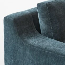Durant Midnight Blue Velvet Sofa -Cb2 DurantNightBlueSofaAVSSF22