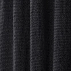 Eastind Organic Cotton Black Waffle Shower Curtain 72'' -Cb2 EastindBkOrgCtnWflShwCtnAVSHF23