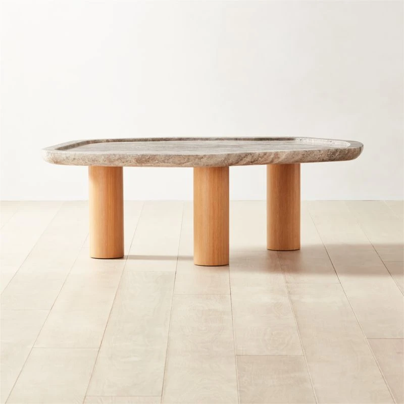 El Verano Travertine Coffee Table 3 El Verano Travertine Coffee Table