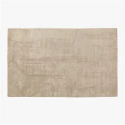 Eleyne Handloomed TENCELâ„¢ Lyocell Coco Brown Area Rug 5'x8'