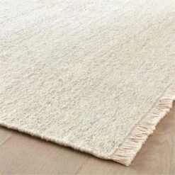 Emmette New Zealand Wool Grey Hand-Knotted Soumak Area Rug 6'x9' 10 Emmette New Zealand Wool Grey Hand-Knotted Soumak Area Rug 6'x9' -Cb2 EmmetteNZWlGryHdkntSkRg8x10AVSHF21