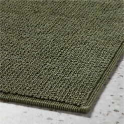 En Pointe Organic Cotton Green Bath Mat 24"x36" 6 En Pointe Organic Cotton Green Bath Mat 24"x36" -Cb2 EnPointeGrnOrgBathMatAVSHF23