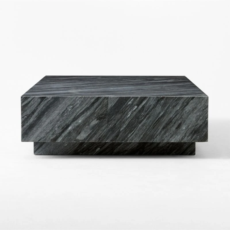 Enyo Rectangular Grey Marble Coffee Table 6 Enyo Rectangular Grey Marble Coffee Table - Image 4