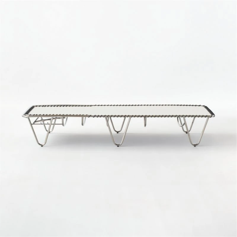 Enzo Natural Sunbrella Outdoor Sling Sun Lounger 8 Enzo Natural Sunbrella Outdoor Sling Sun Lounger - Image 6