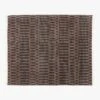 Esme Black/Brown Hand-Knotted Area Rug 8'x10' -Cb2 EsmeBlkBrnHndknttdRug8x10SSF21