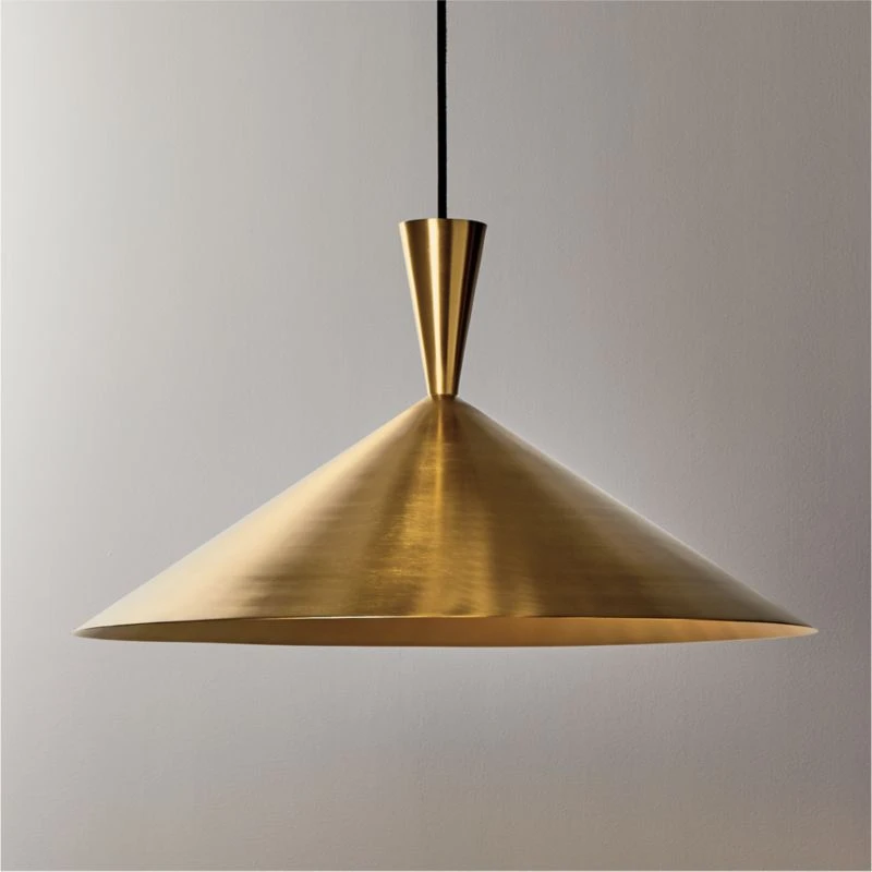 Exposior Brass Pendant Light Model 018 24.75" 4 Exposior Brass Pendant Light Model 018 24.75" - Image 2