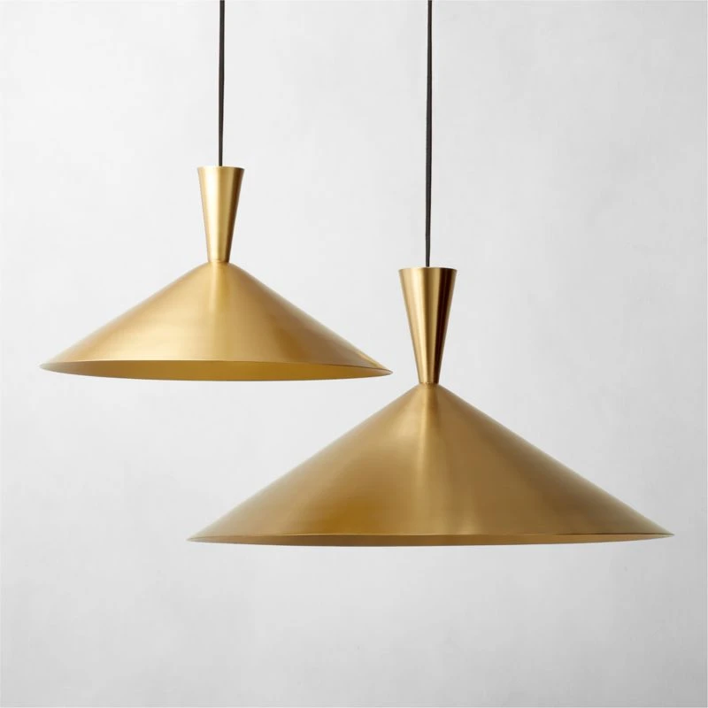 Exposior Brass Pendant Light Model 018 24.75" 7 Exposior Brass Pendant Light Model 018 24.75" - Image 5