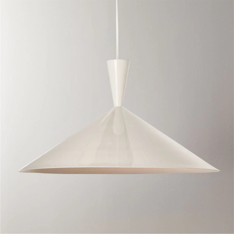 Exposior White Pendant Light Model 018 24.75" 4 Exposior White Pendant Light Model 018 24.75" - Image 2