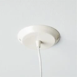 Exposior White Pendant Light Model 018 24.75" 10 Exposior White Pendant Light Model 018 24.75" -Cb2 ExposiorWhitePendantSSS21