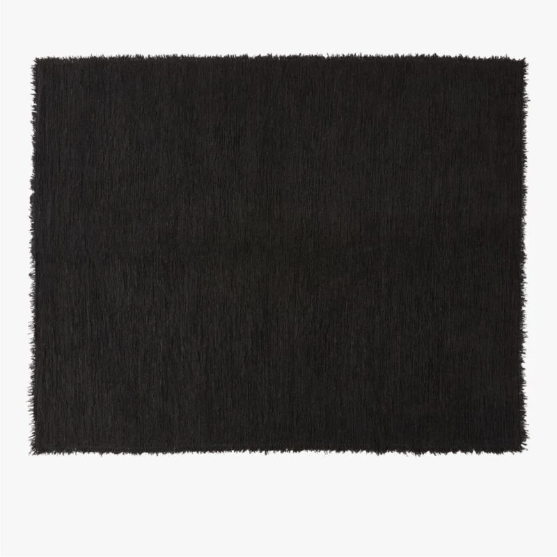Eyelash Black Area Rug 5'x8' 3 Eyelash Black Area Rug 5'x8'