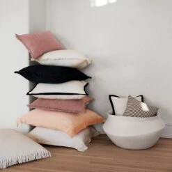 18"x12" Tuxedo Throw Pillow -Cb2 EyelashPillowAG21 1x1