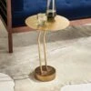 Brass Bird Outdoor Patio Side Table 1 Brass Bird Outdoor Patio Side Table -Cb2 FSBrassBirdSideTableSHS18 1x1