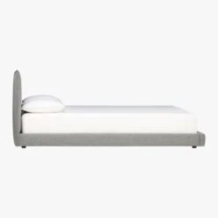 Facade Grey Tweed Twin Bed -Cb2 FacadeQnBedGreySdF13