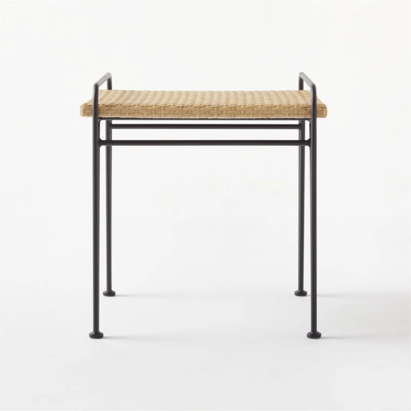 Fae Faux Rattan Outdoor Side Table Cover 6 Fae Faux Rattan Outdoor Side Table Cover - Image 4