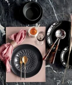 Daphne Glass Appetizer Plate Set Of 8 12 Daphne Glass Appetizer Plate Set Of 8 -Cb2 FauxLeatherPinkPlacematJN19